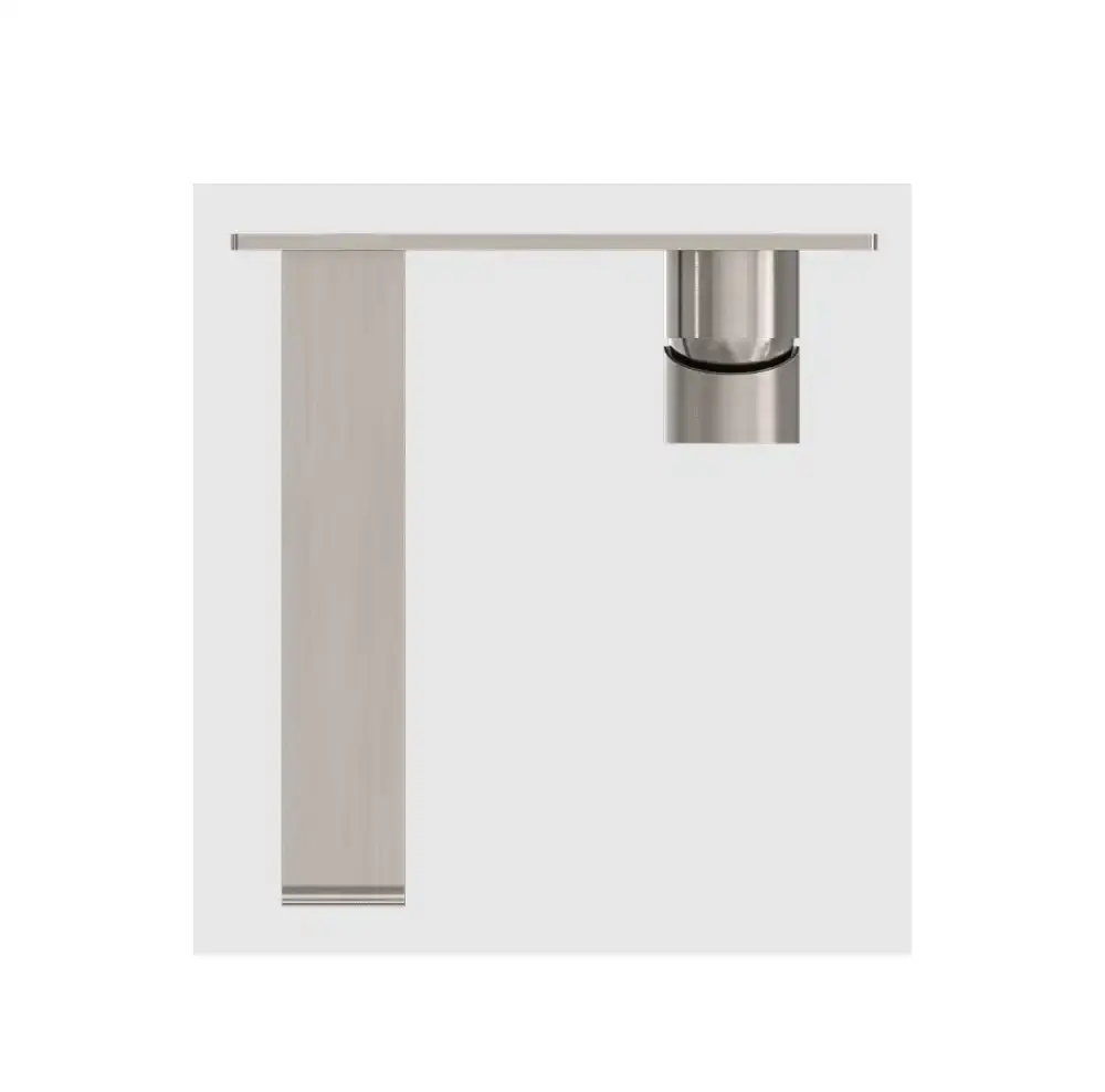 Nero Bianca Wall Basin Mixer Brushed Nickel NR321507ABN