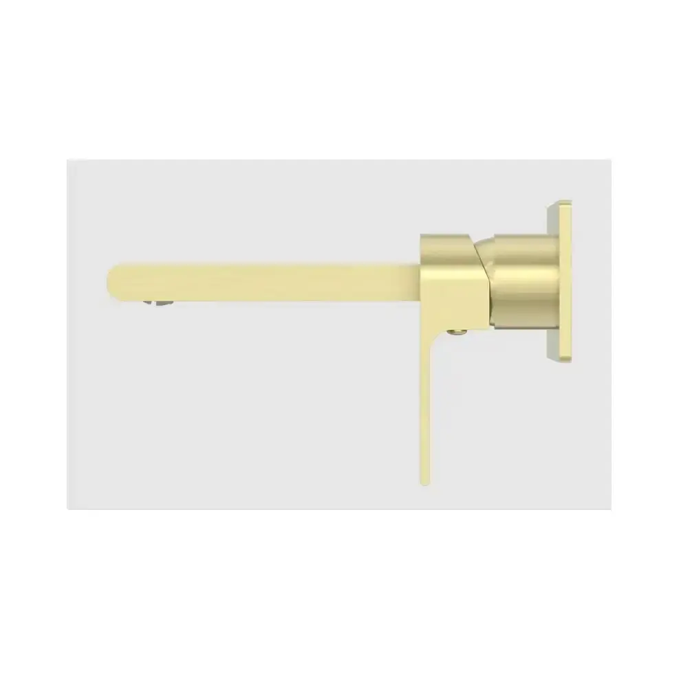 Nero Bianca Wall Basin Mixer Brushed Gold NR321507ABG