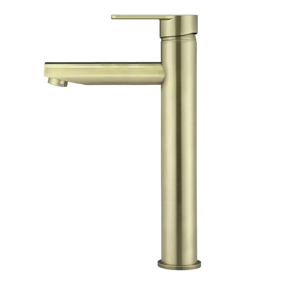 Meir Round Tall Basin Mixer Tiger Bronze MB04PD-R2-PVDBB