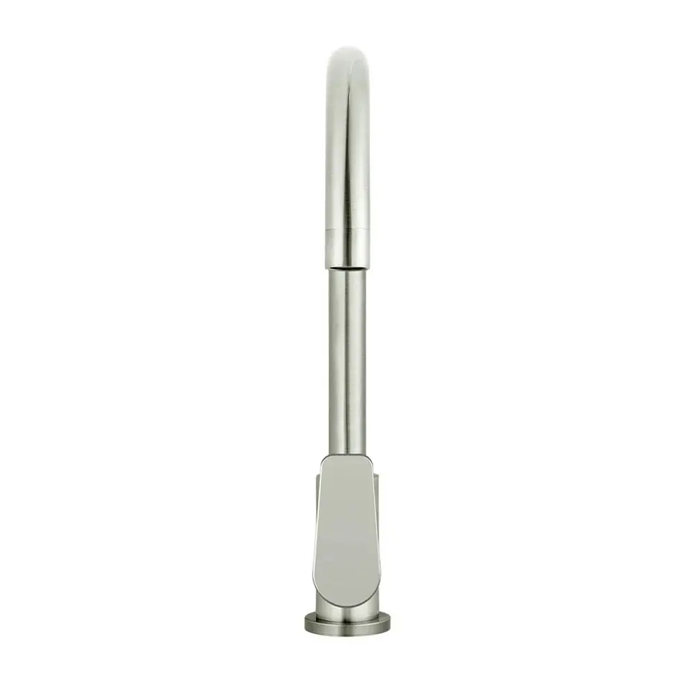 Meir Round Kitchen Mixer Tap Brushed Nickel MK03PD-PVDBN