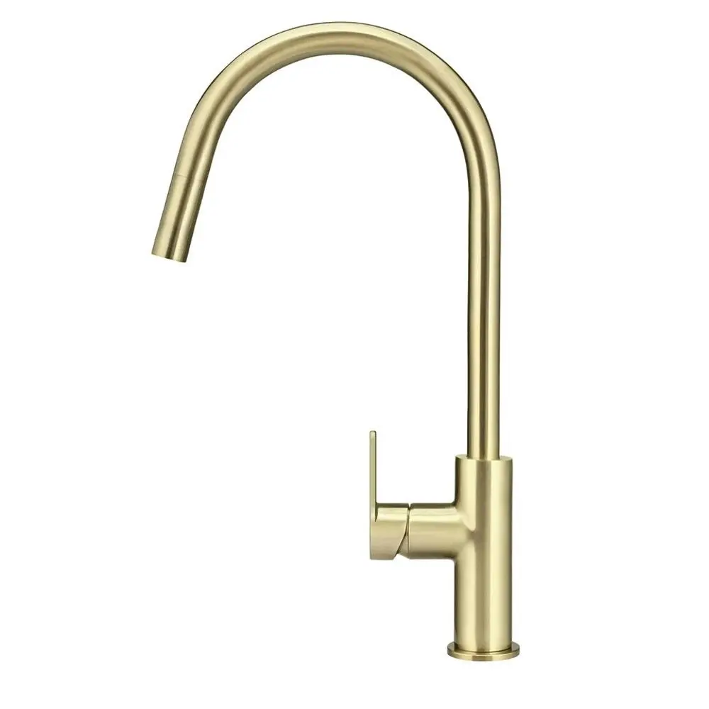 Meir Round Piccola Pull Out Kitchen Mixer Tap Tiger Bronze MK17PD-PVDBB