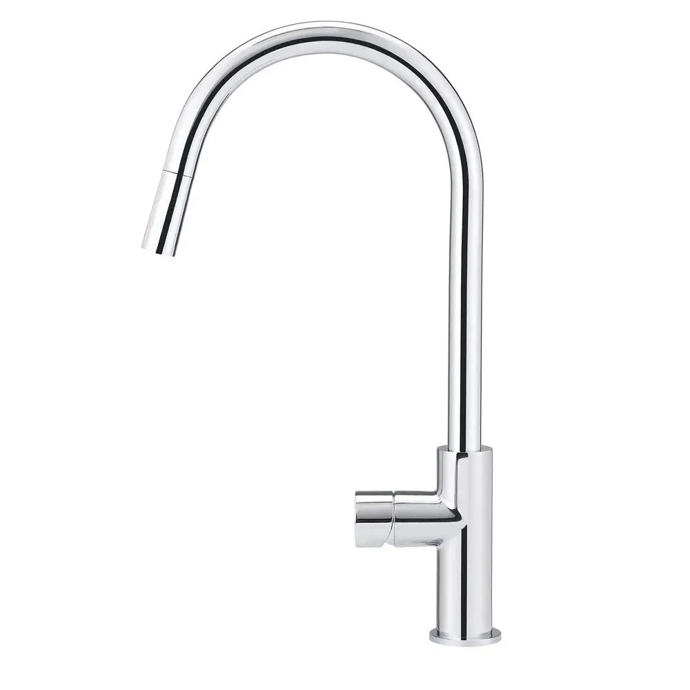 Meir Round Piccola Pull Out Kitchen Mixer Tap Chrome MK17PN-C