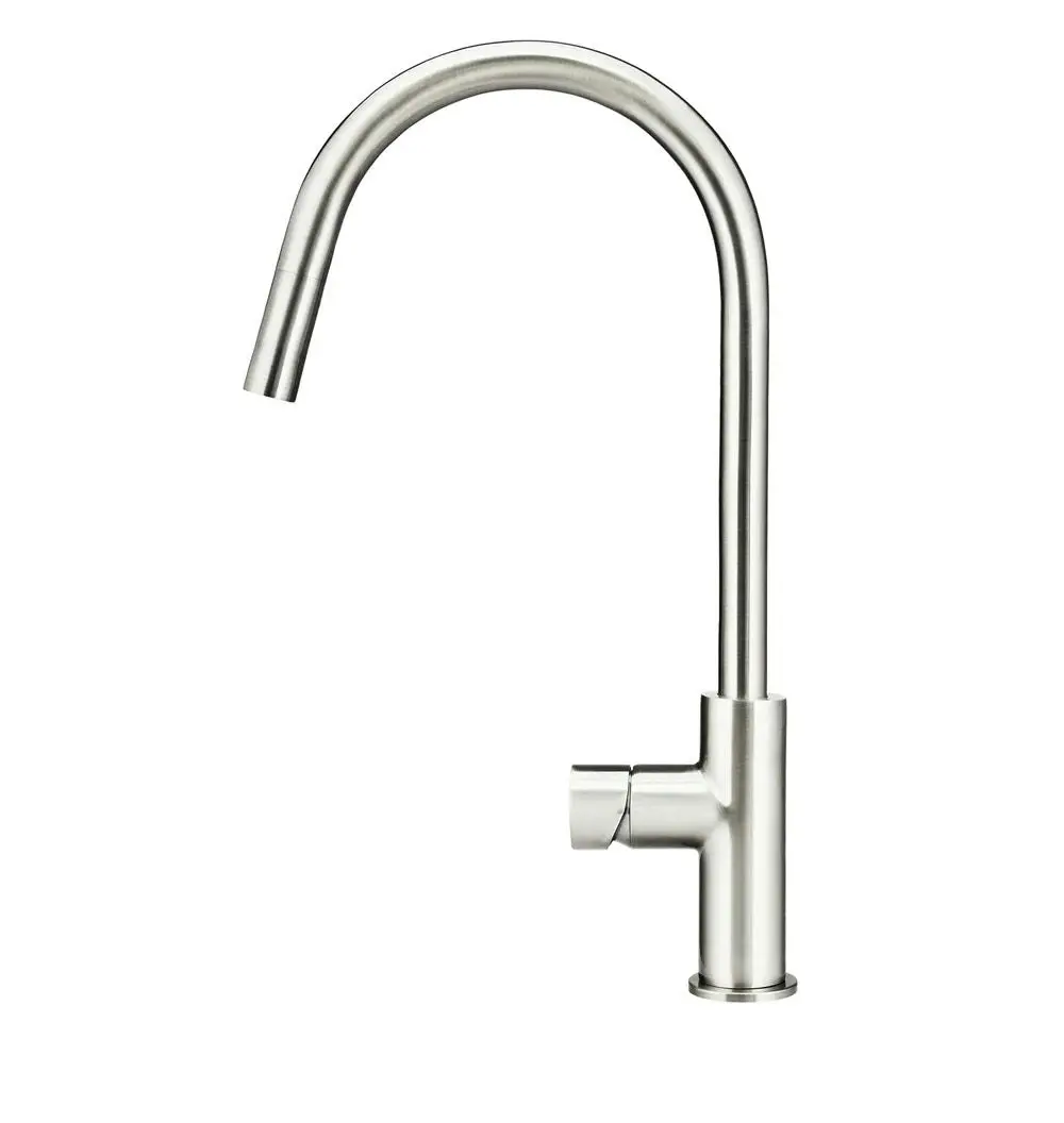 Meir Round Piccola Pull Out Kitchen Mixer Tap Brushed Nickel MK17PN-PVDBN