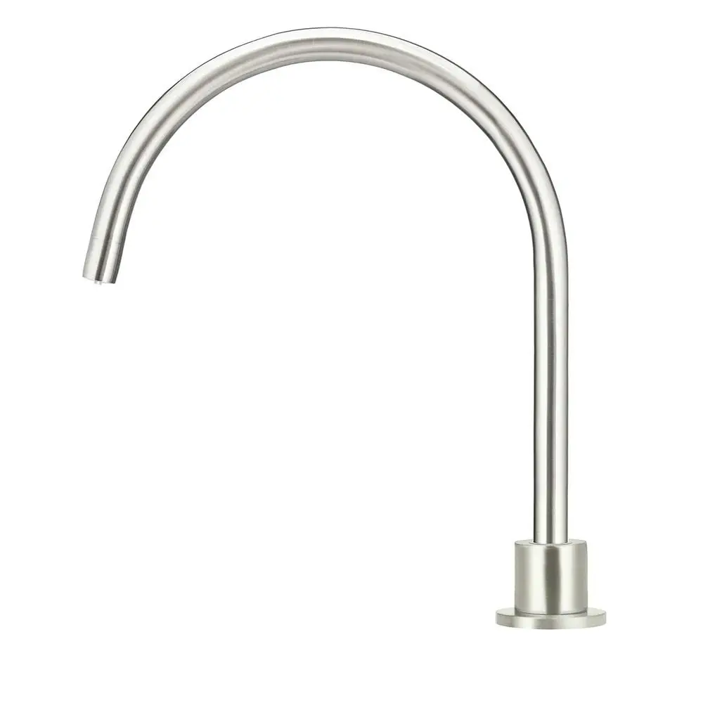 Meir Round High-Rise Swivel Hob Spout Brushed Nickel MS08-PVDBN