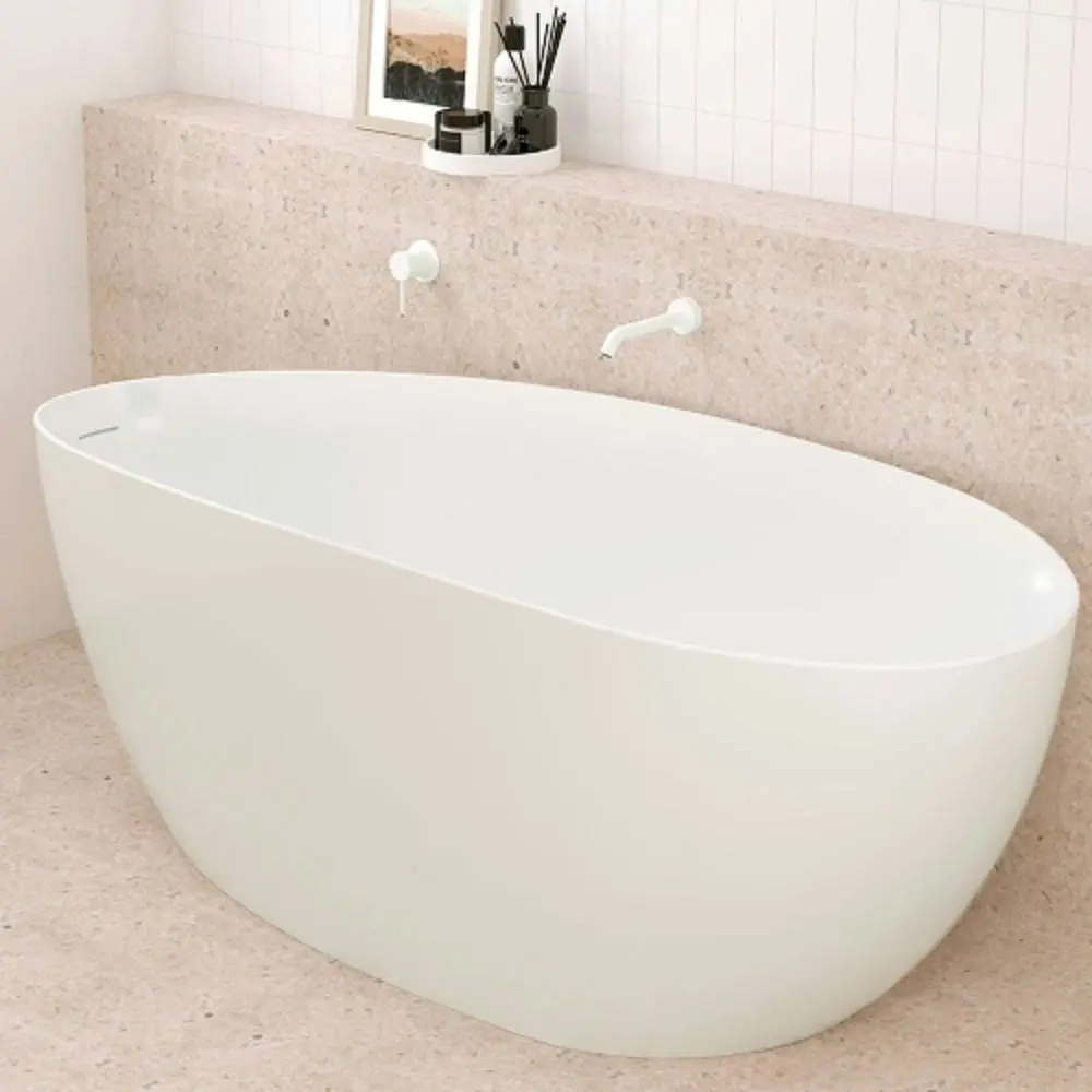 Fienza Kaya Bath/ Basin 180mm Outlet Matte White 228115MW