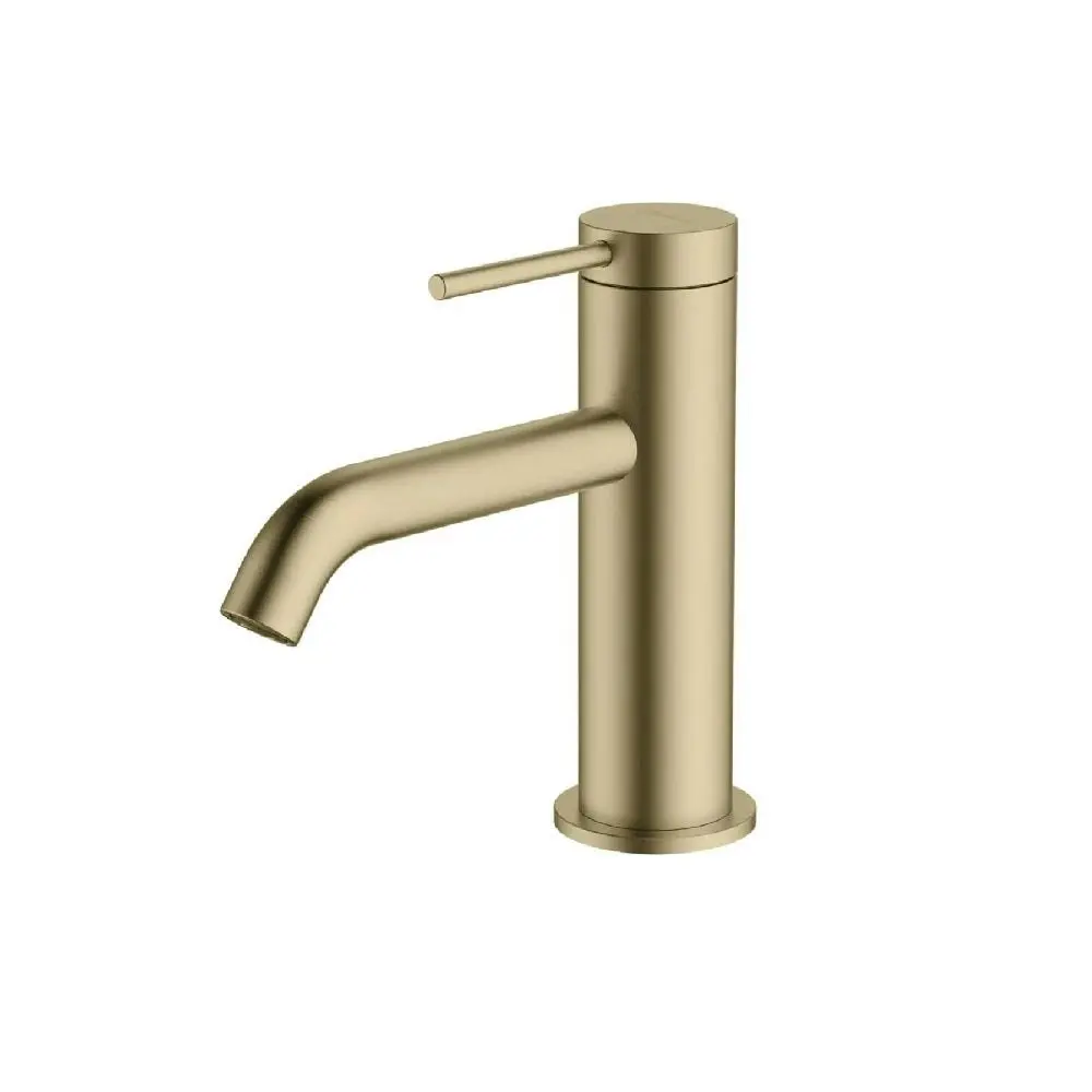 Oliveri Venice Basin Mixer Curved Classic Gold VE103503CG