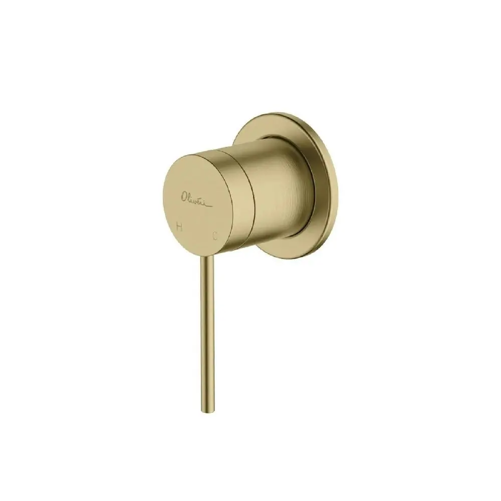 Oliveri Venice Wall Mixer Straight Classic Gold VE111503CG