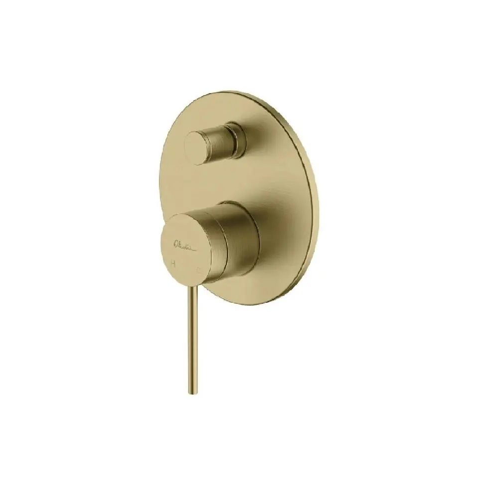 Oliveri Venice Wall Mixer with Diverter Classic Gold VE112503CG