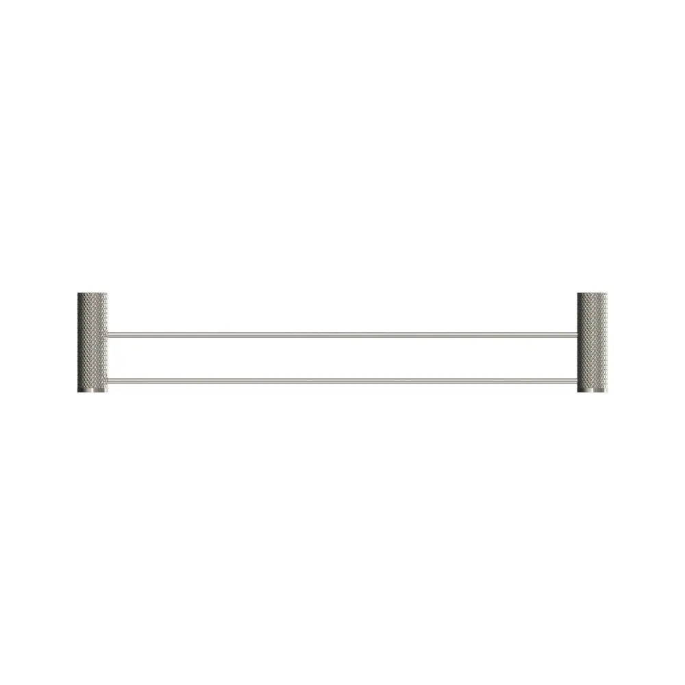 Nero Opal Double Towel Rail 600mm Brushed Nickel NR2524dBN