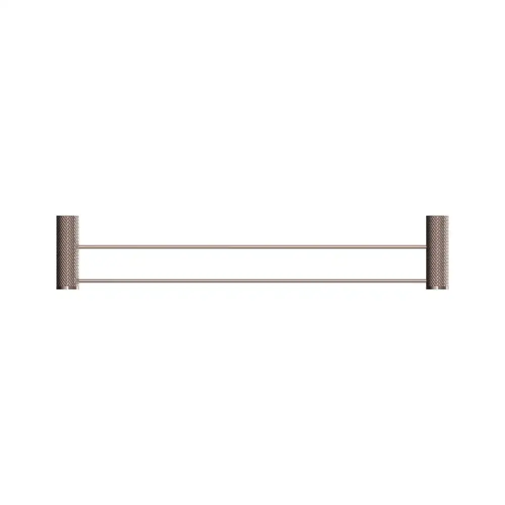 Nero Opal Double Towel Rail 600mm Brushed Bronze NR2524dBZ