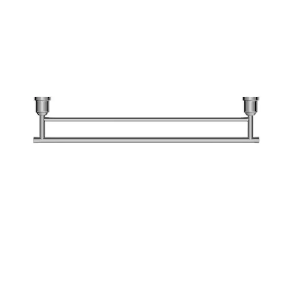 Nero York Double Towel Rail 600mm Chrome NR6924dCH