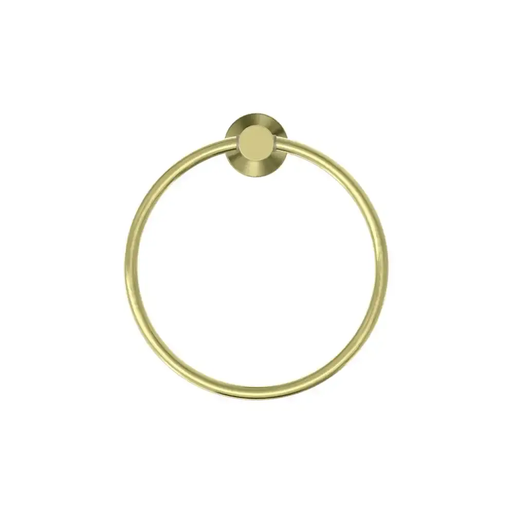 Nero Mecca Hand Towel Ring Brushed Gold NR1980BG