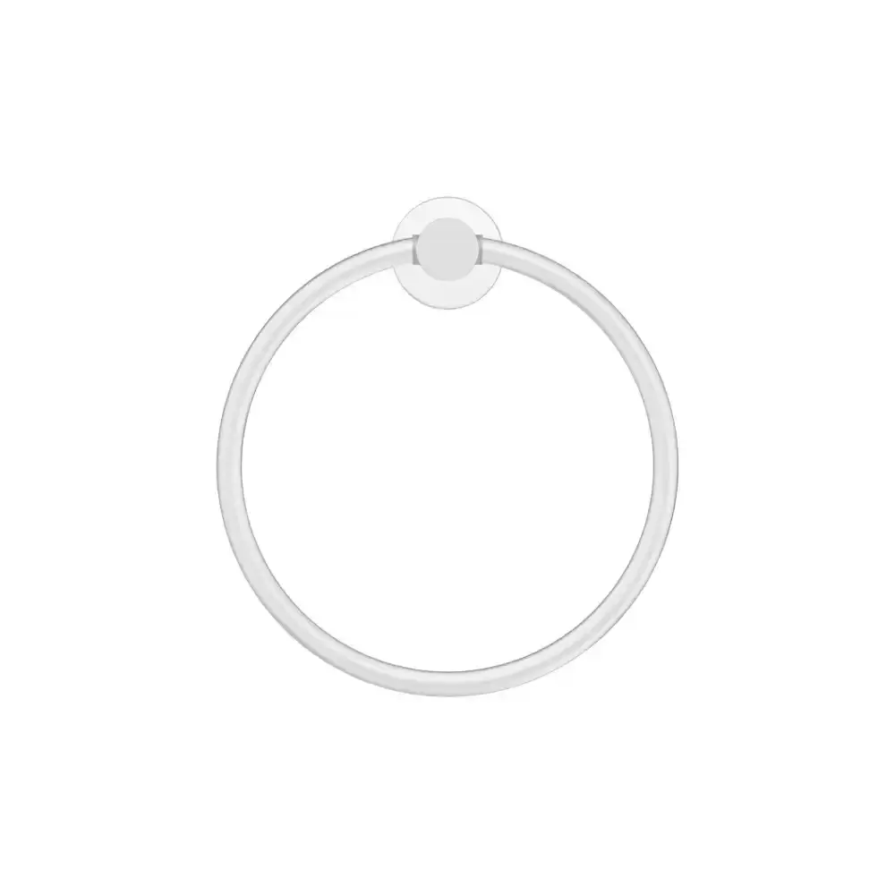 Nero Mecca Hand Towel Ring Matte White NR1980MW