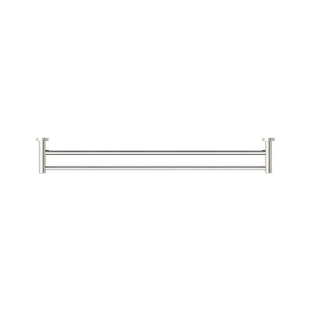 Nero Dolce Double Towel Rail 800mm Brushed Nickel NR2030DBN