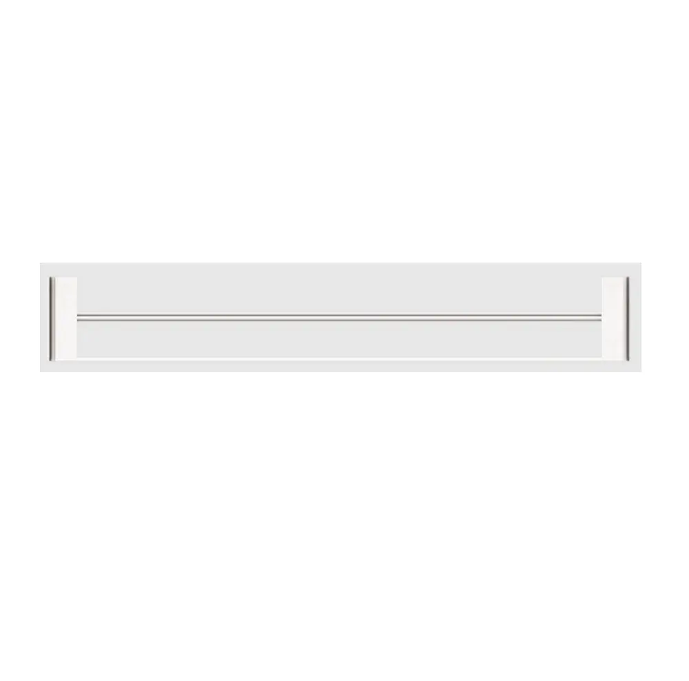 Nero Bianca DoubleTowel Rail 800mm Brushed Nickel NR9030DBN