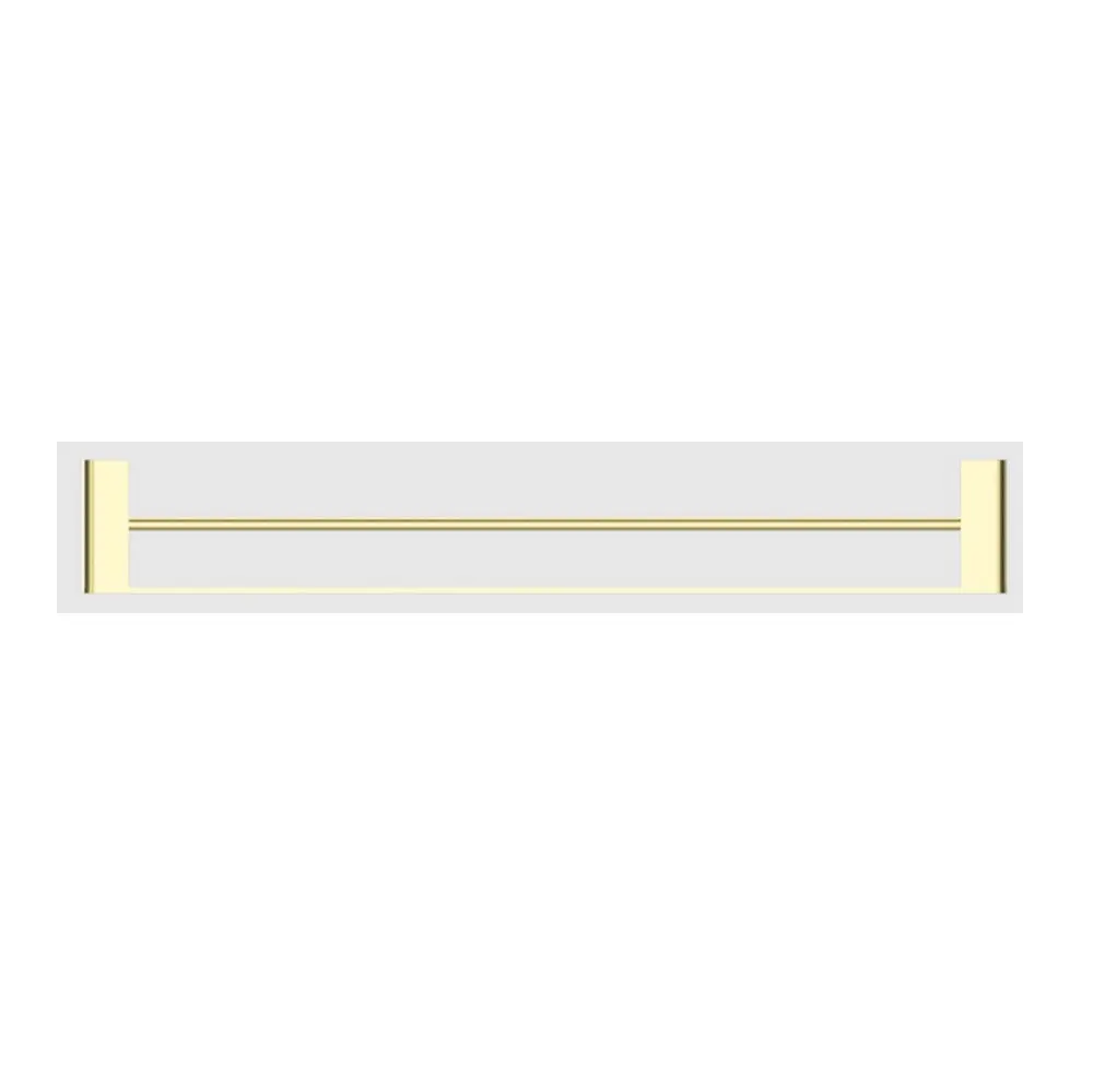 Nero Bianca DoubleTowel Rail 800mm Brushed Gold NR9030DBG