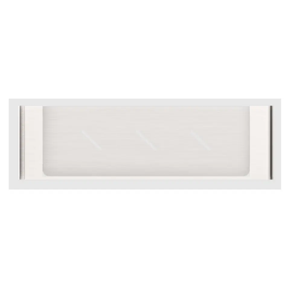 Nero Bianca Shower Shelf Brushed Nickel NR9087ABN