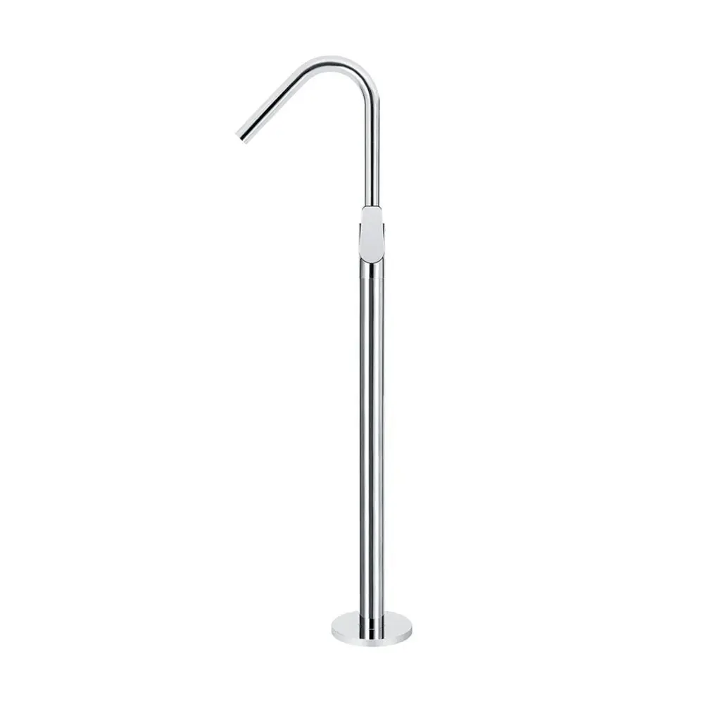 Meir Round Freestanding Bath Spout and Hand Shower Chrome MB09PD-C