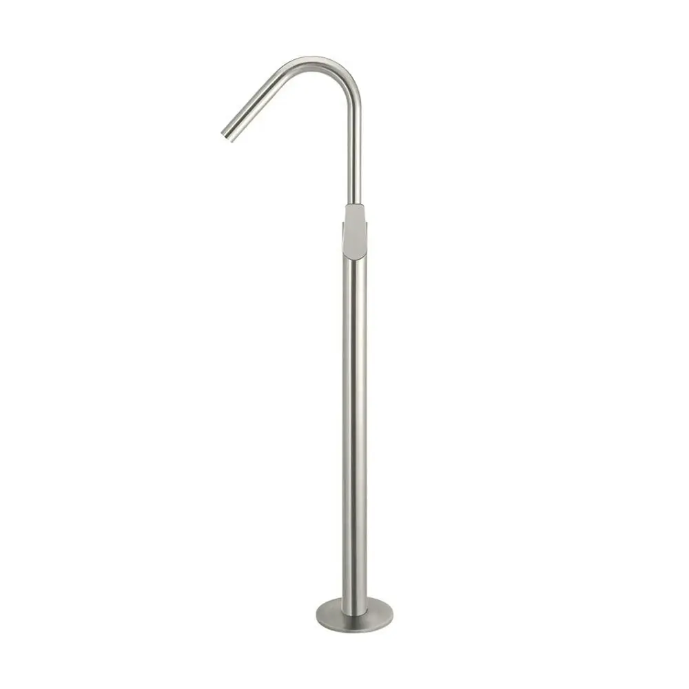 Meir Round Freestanding Bath Spout and Hand Shower Brushed Nickel MB09PD-PVDBN