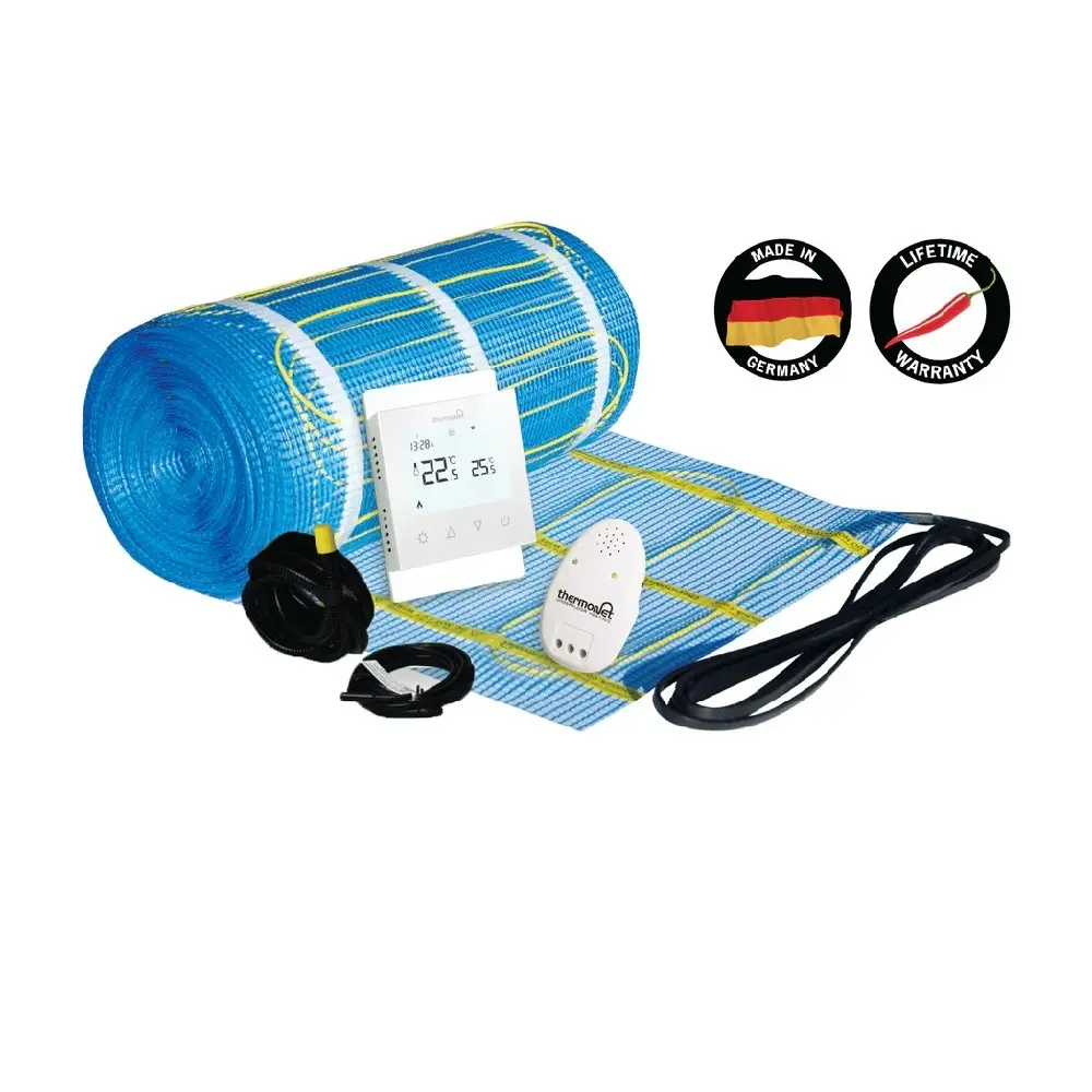 Thermogroup Thermonet EZ 150W/m² Self Adhesive 5x0.5m - 2.5m² 375Watts Floor Heating Kit Including Thermostat 111505T