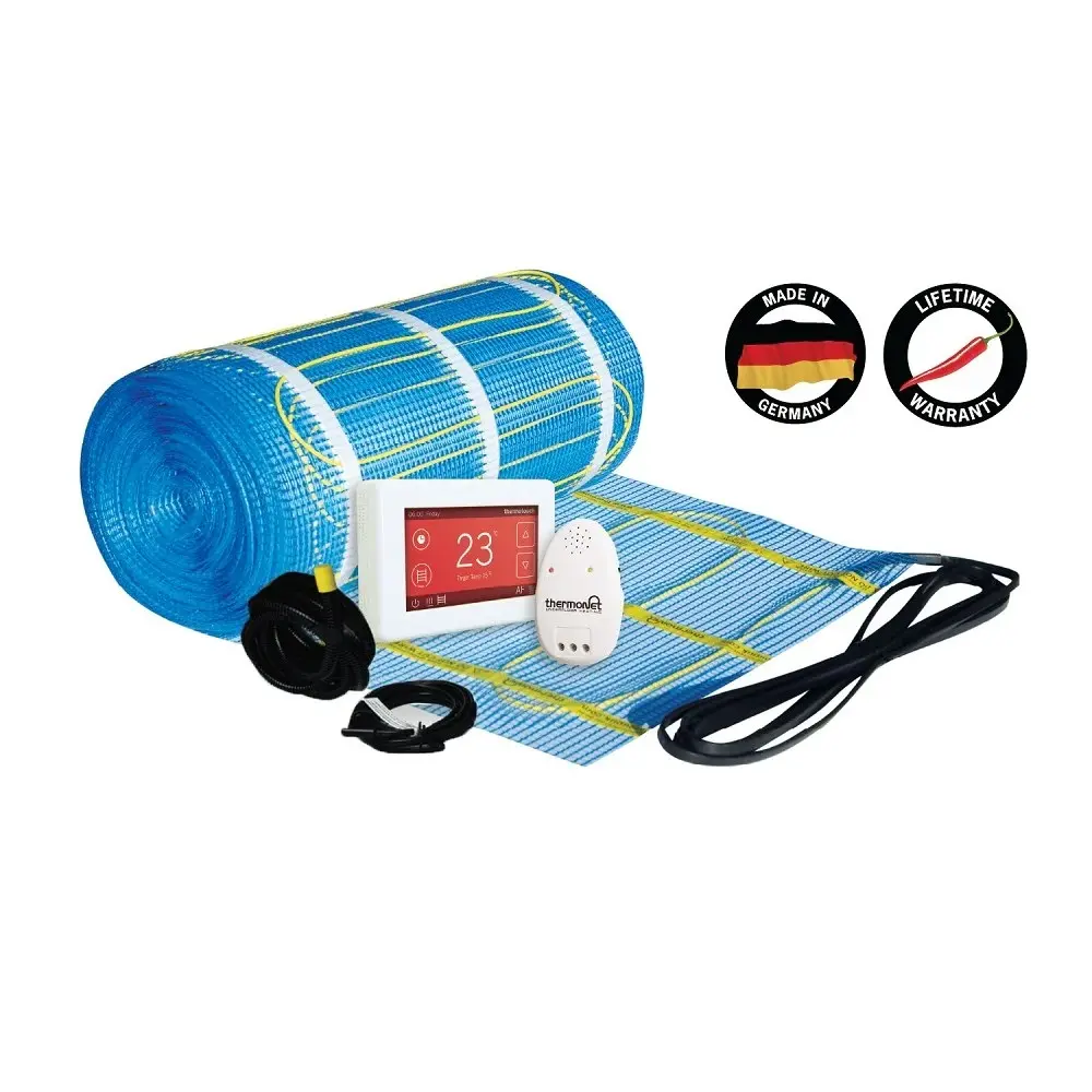 Thermogroup Thermonet EZ 150W/m² Self Adhesive 7x0.5m - 3.5m² 525Watts Floor Heating Kit Including 5245 Dual Thermostat 111507TD