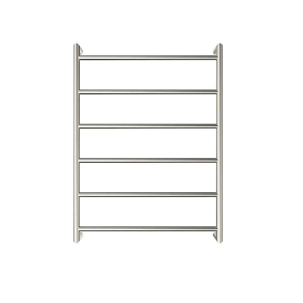 Fienza Kaya Heated Towel Ladder 600x800mm 6 Bars Brushed Nickel 8286080BN