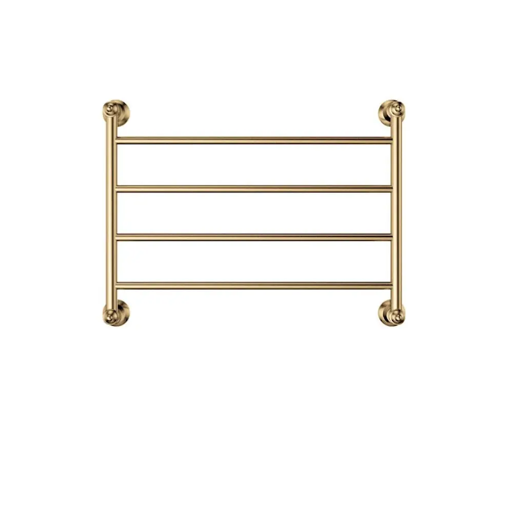 Fienza Lillian Heated Towel Ladder 600x458mm 4 Bars Urban Brass 8106045UB