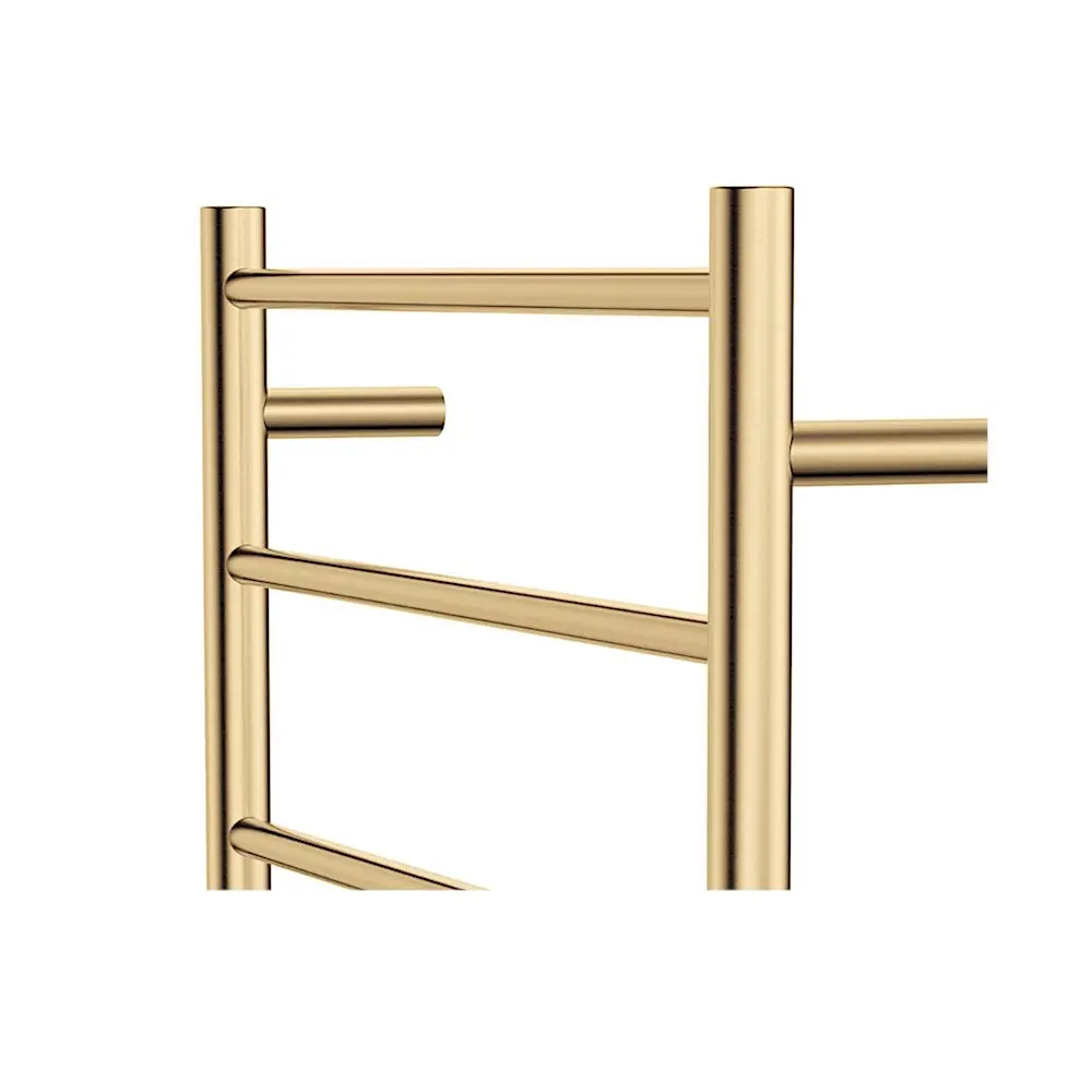 Fienza Isabella Heated Towel Ladder 600x1200mm 9 Bars Urban Brass 82760120UB