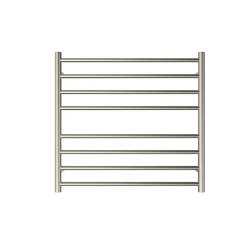 Fienza Isabella Heated Towel Ladder 750x700mm 8 Bars Brushed Nickel 8277570BN