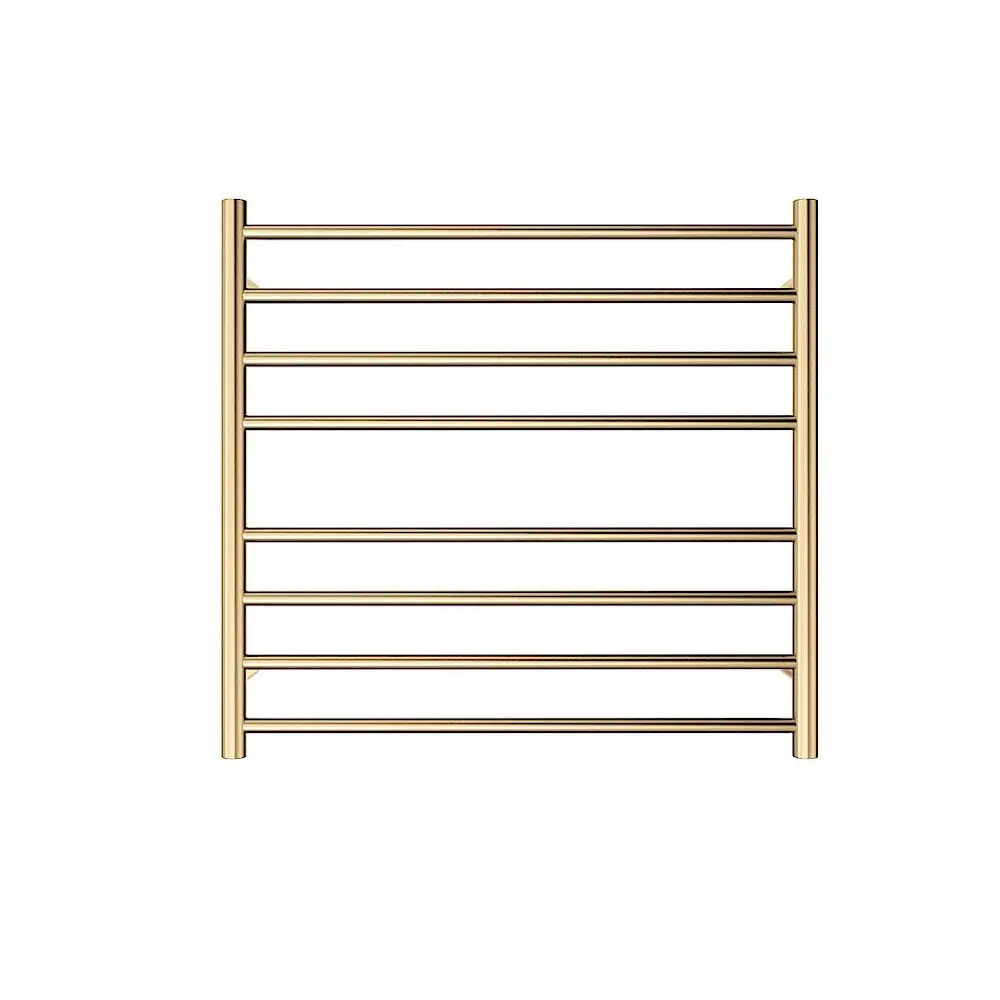 Fienza Isabella Heated Towel Ladder 750x700mm 8 Bars Urban Brass 8277570UB