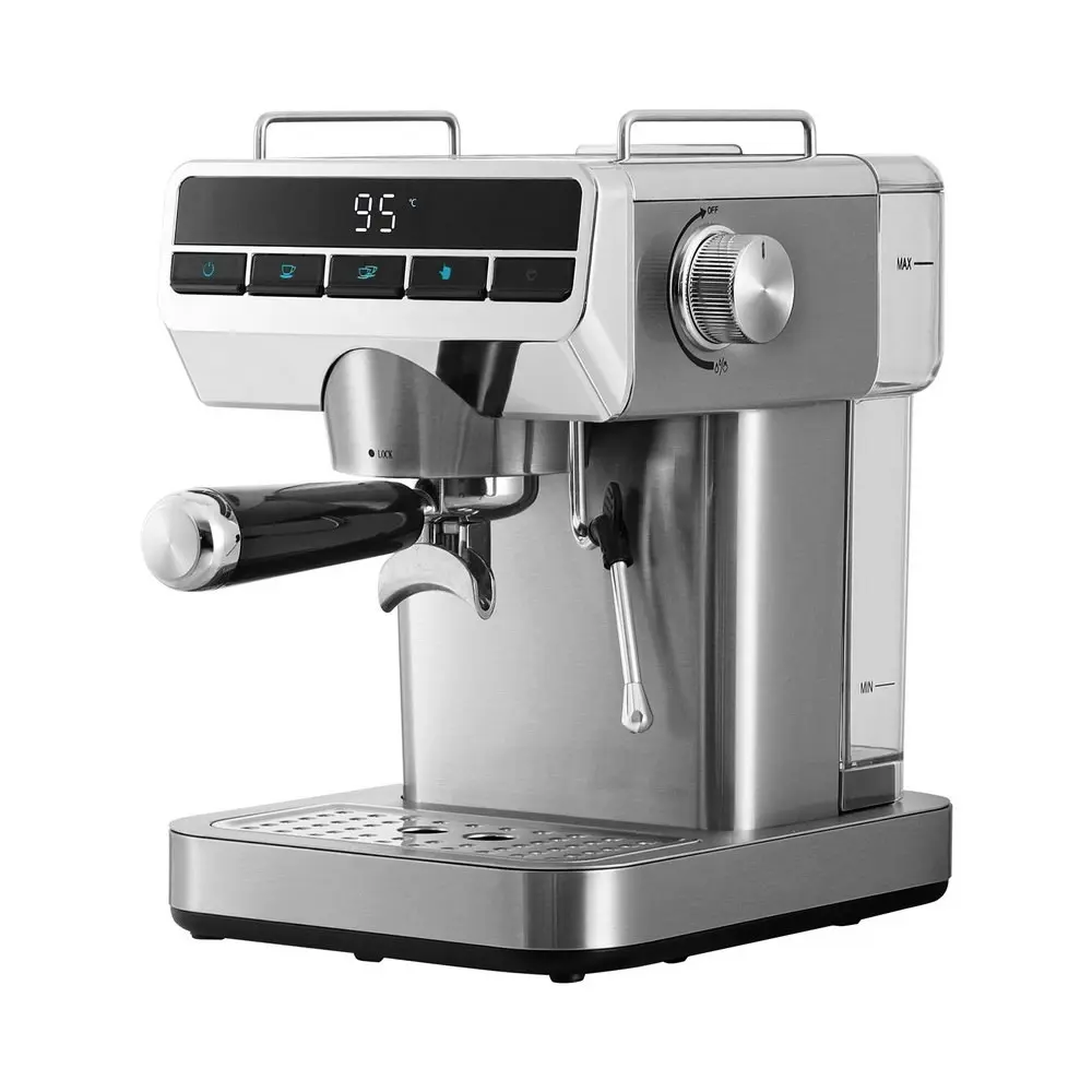 Devanti 20 Bar Coffee Machine Espresso Cafe Maker Stainless Steel