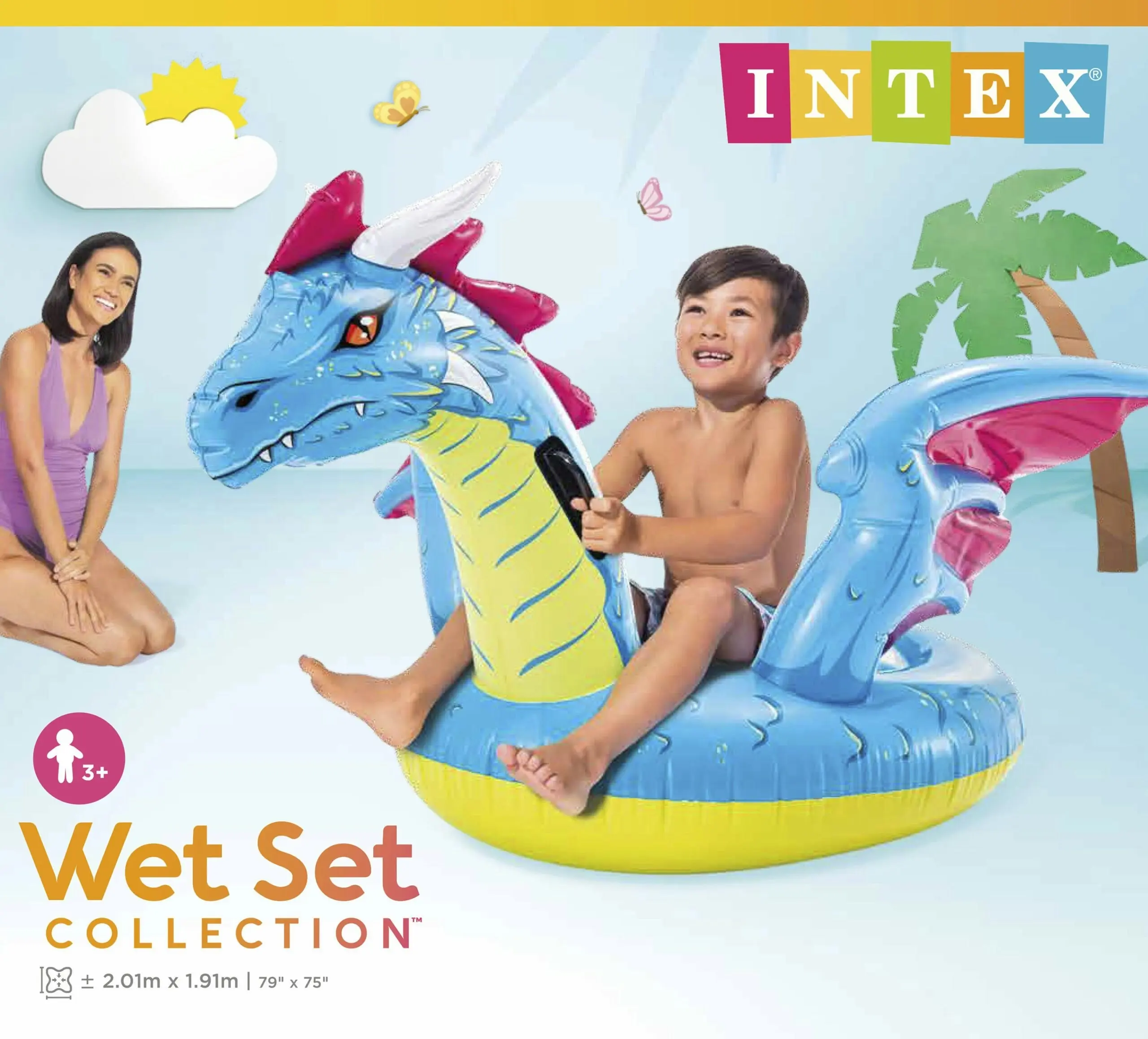 Intex MYSTICAL DRAGON RIDE-ON  57563