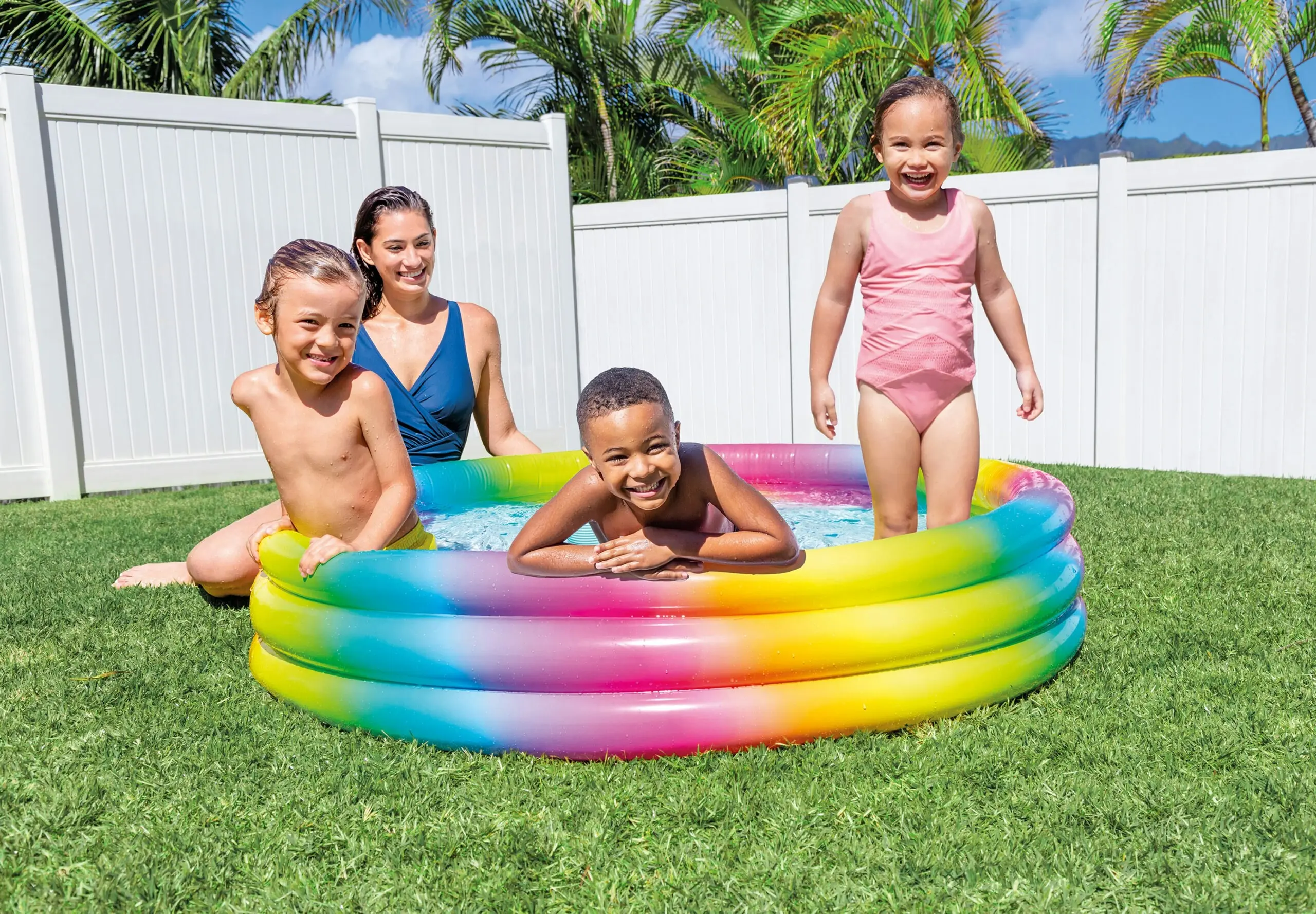 Intex RAINBOW OMBRE POOL 147cm 58439