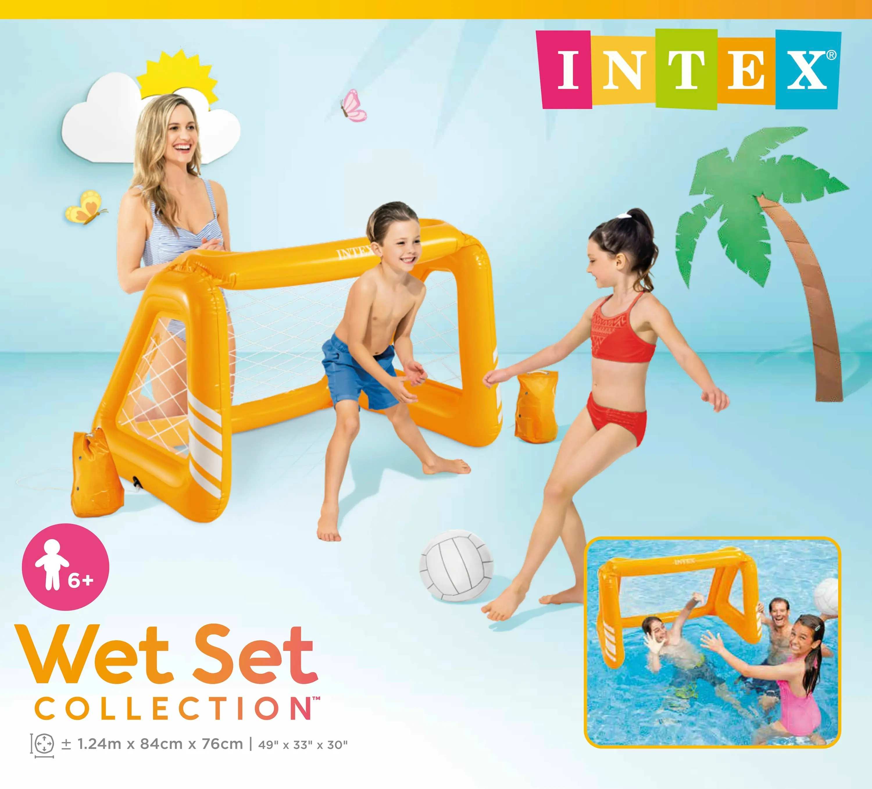 Intex FUN GOALS GAME Pool and Water Toy 58507