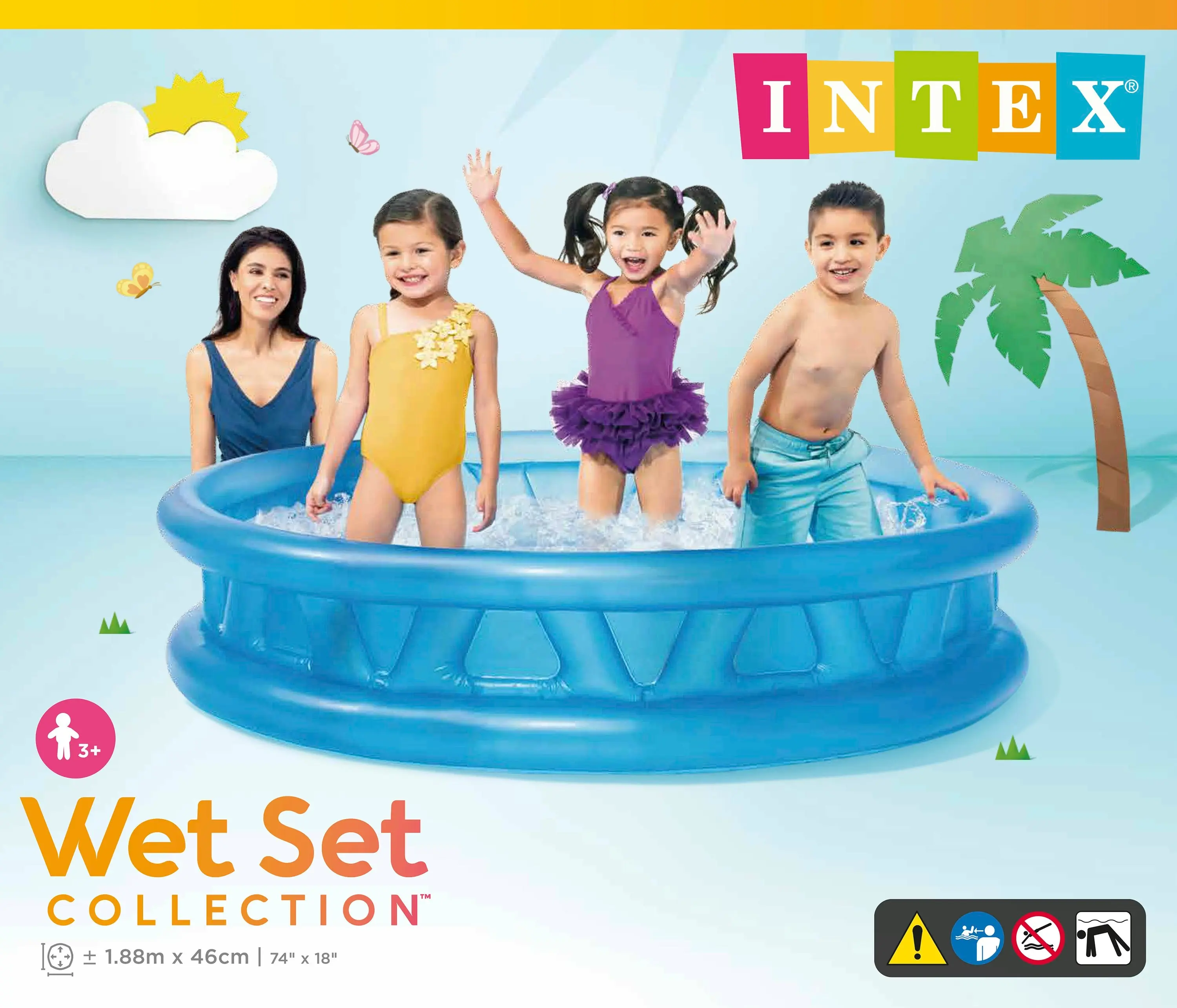 Intex Soft Side Inflatable Pool 58431