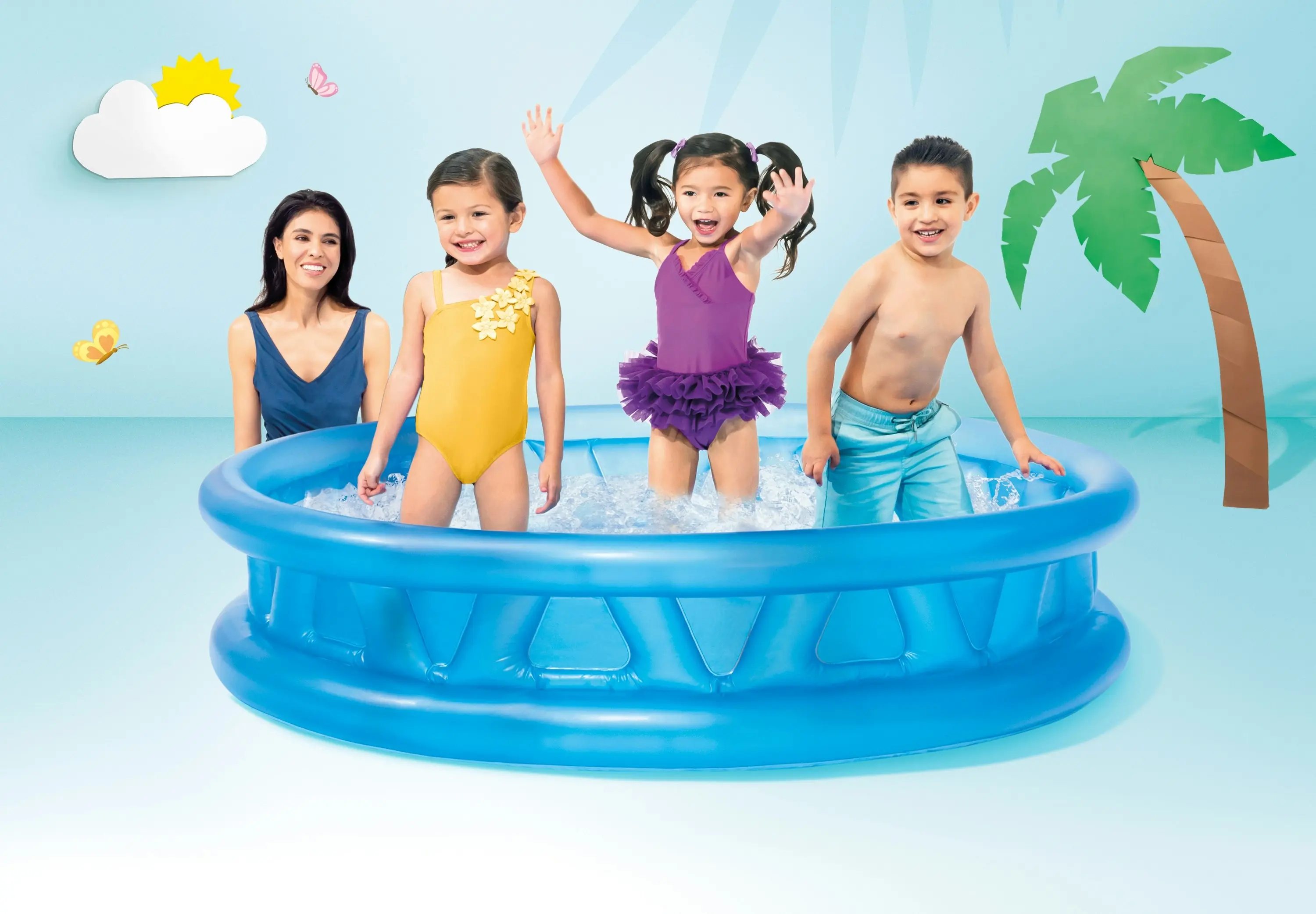 Intex Soft Side Inflatable Pool 58431