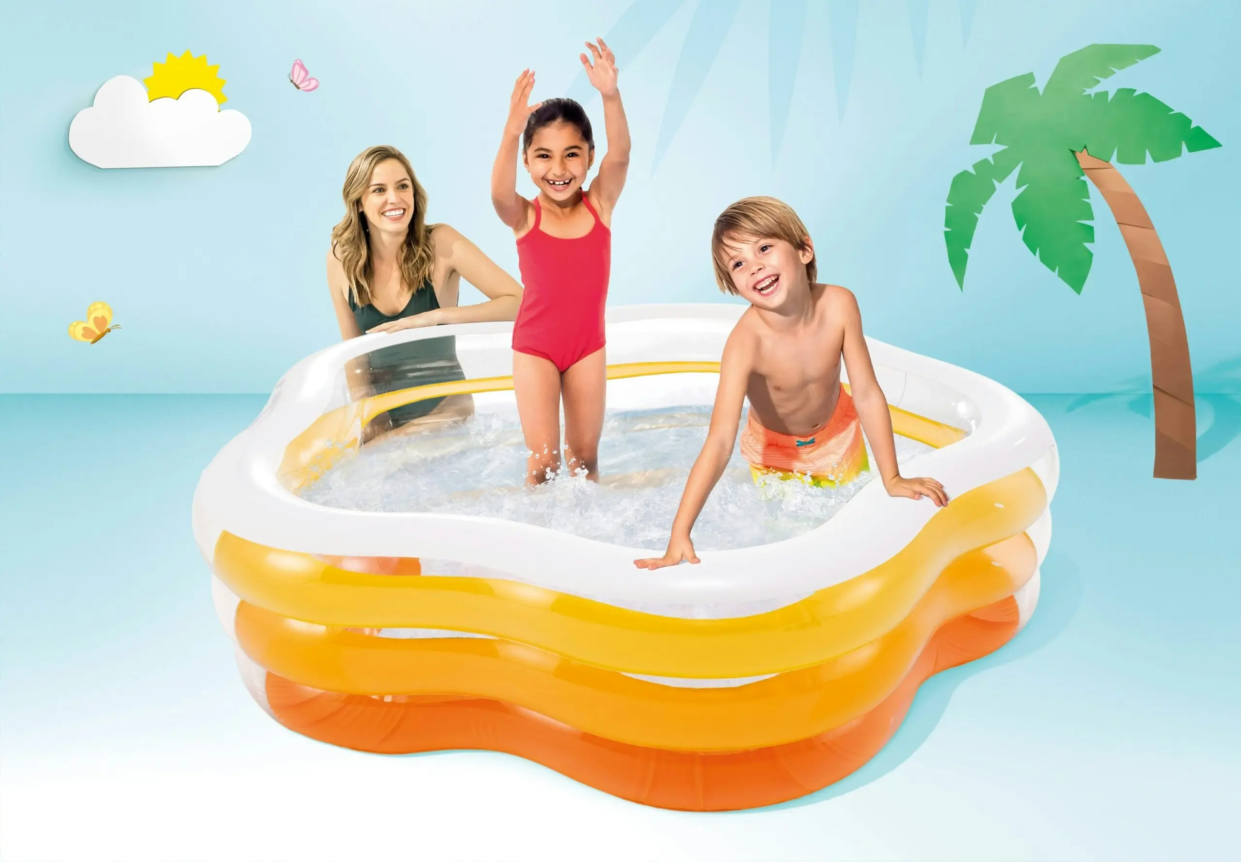 Intex Summer Colors Pool 185cm 56495