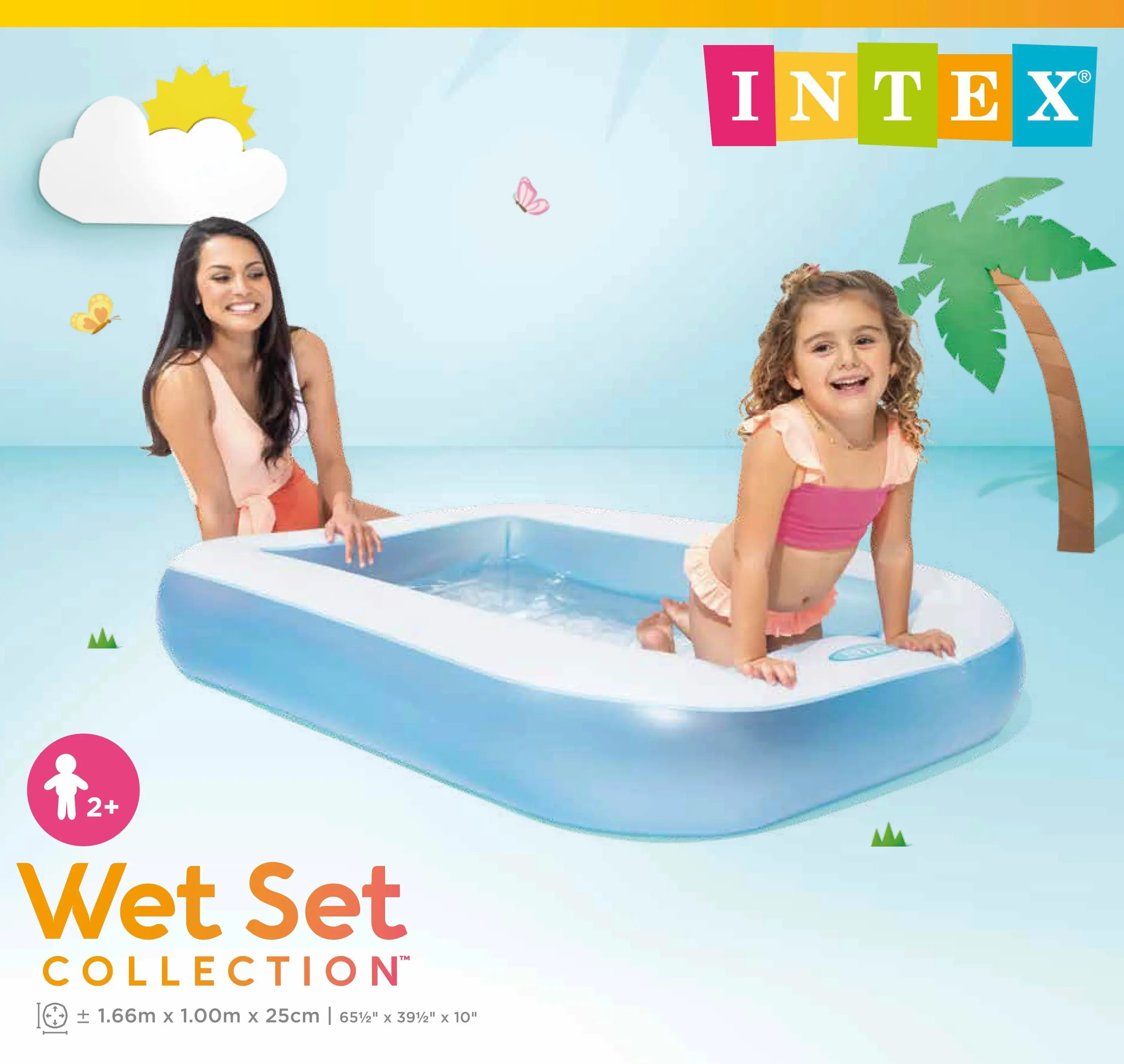 Intex Rectangular Pool Kids Family 57403