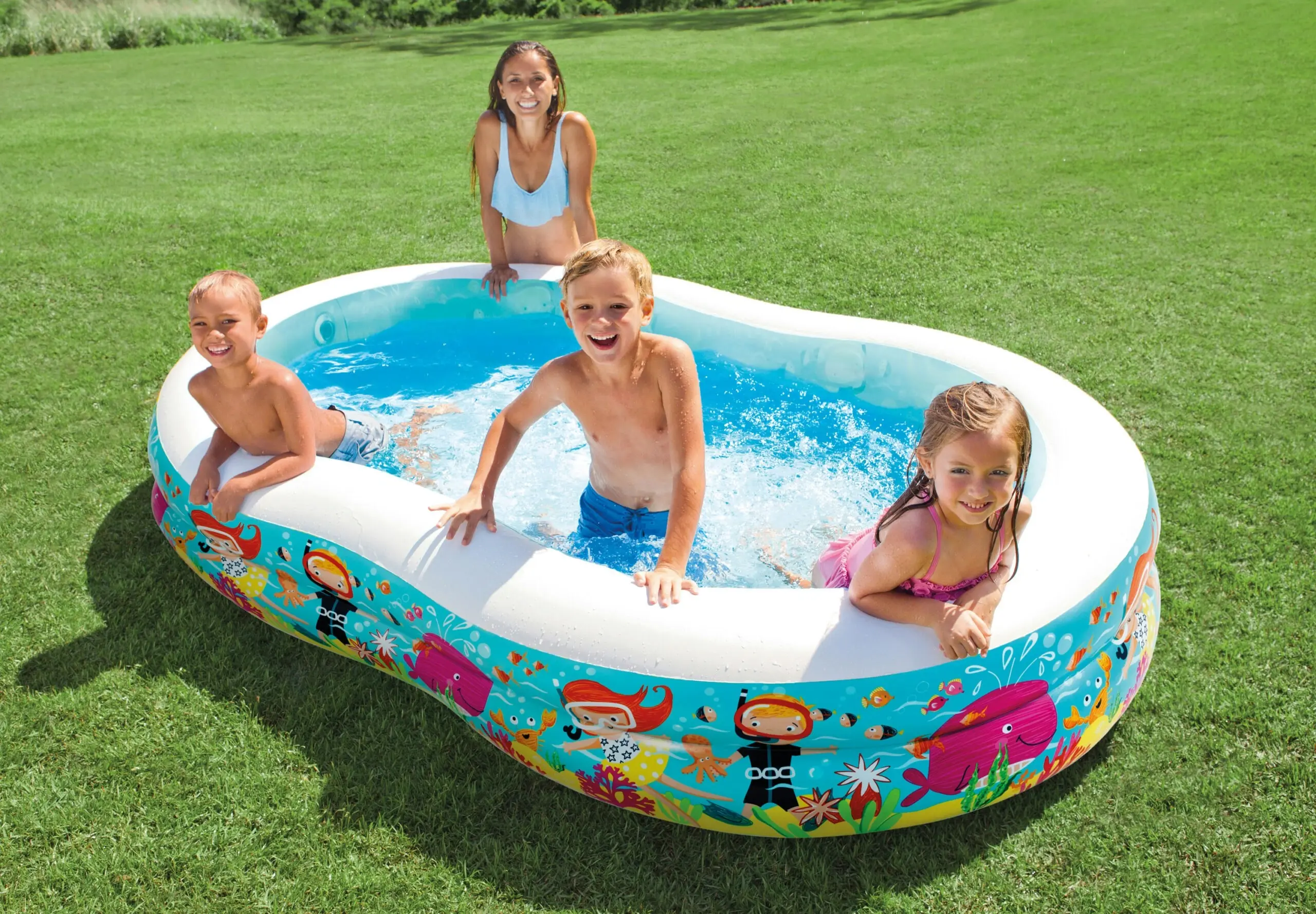 Intex Swim Centre Seashore Pool Snorkel Fun 2.6m x 1.6m 56490