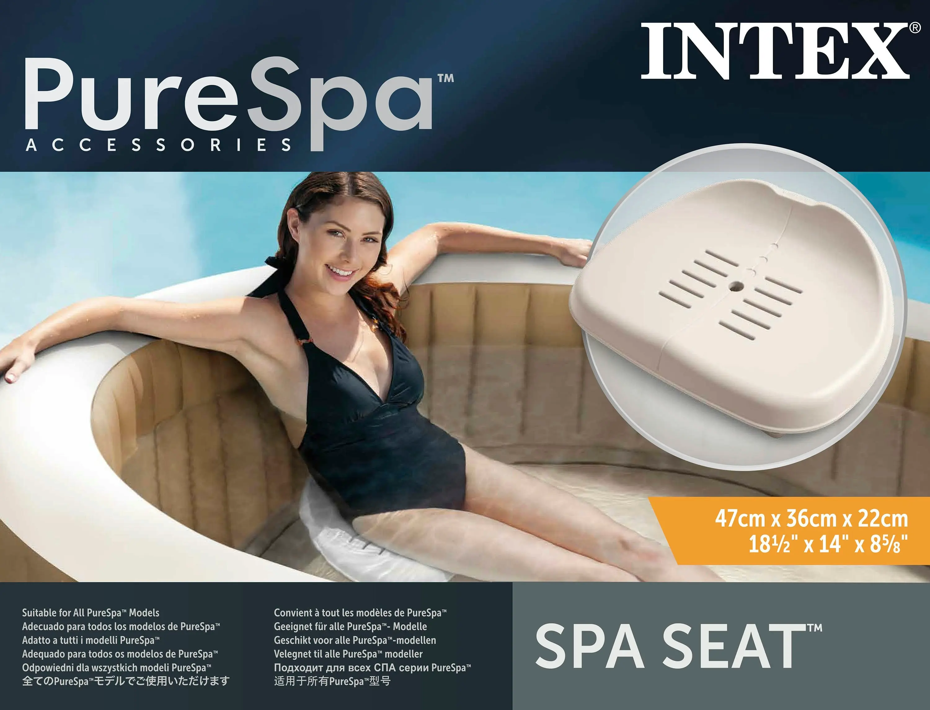 Intex Pure Spa Slip Resistant Removable Seat 28502