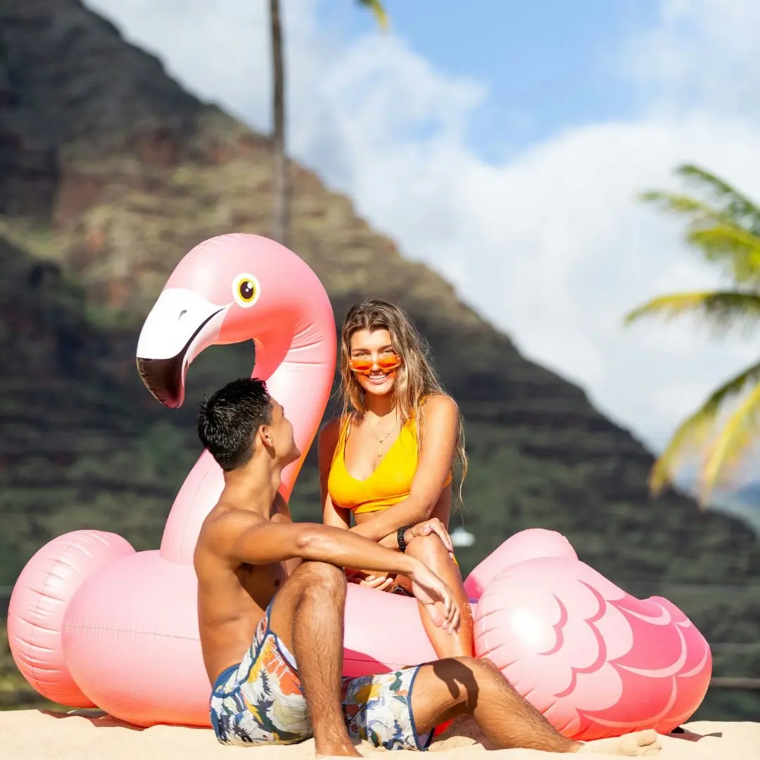 Intex Mega Flamingo Inflatable Pool Island Float 57288