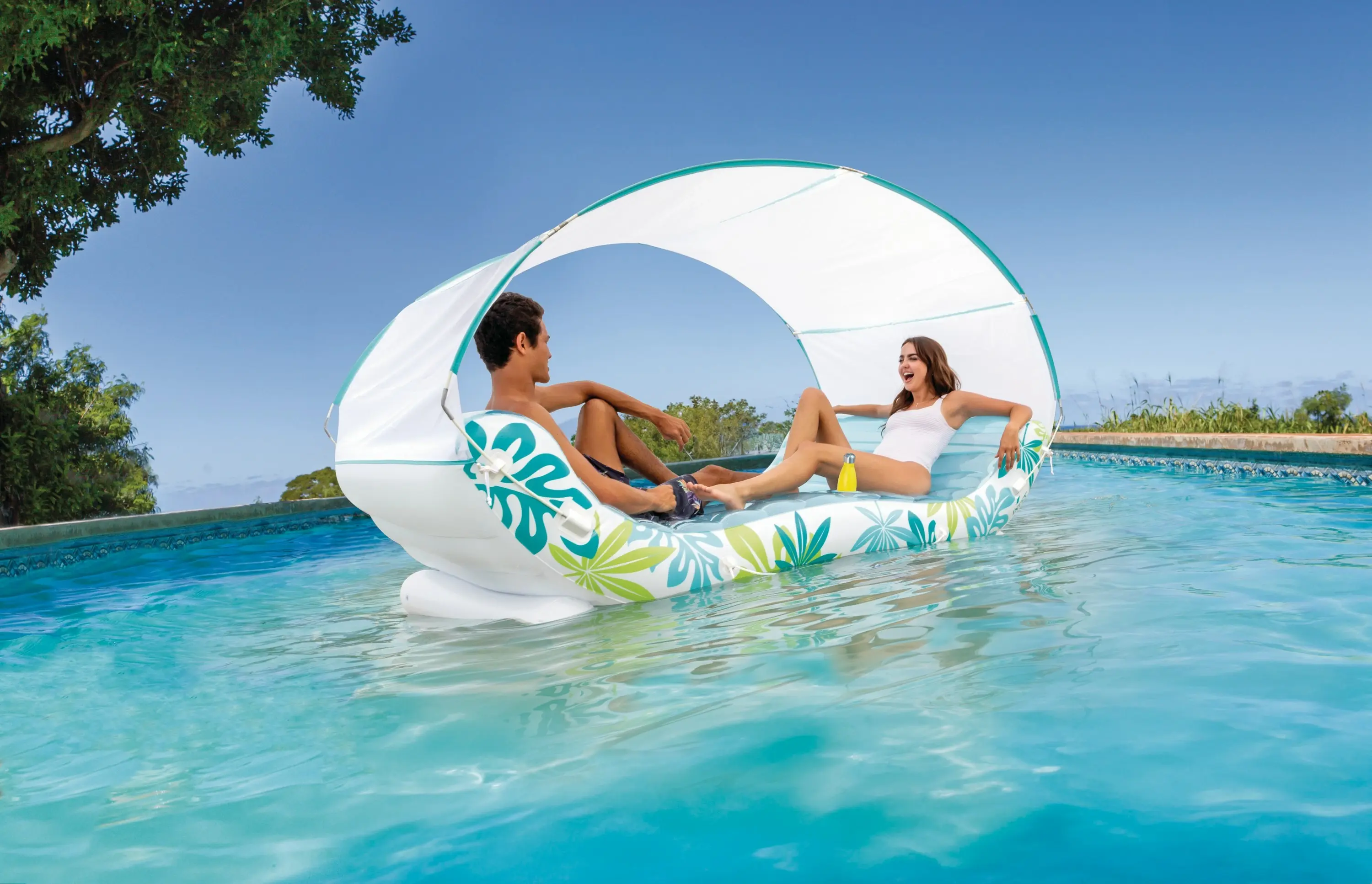 Intex Tropical Canopy Inflatable Lounge 56294