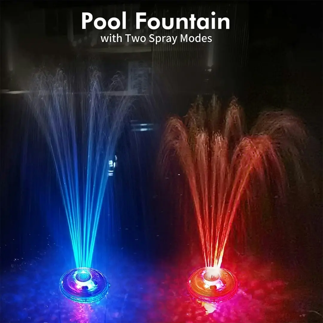 Spire LED Light Show Waterproof Light-Up Pool Fountain - CT507