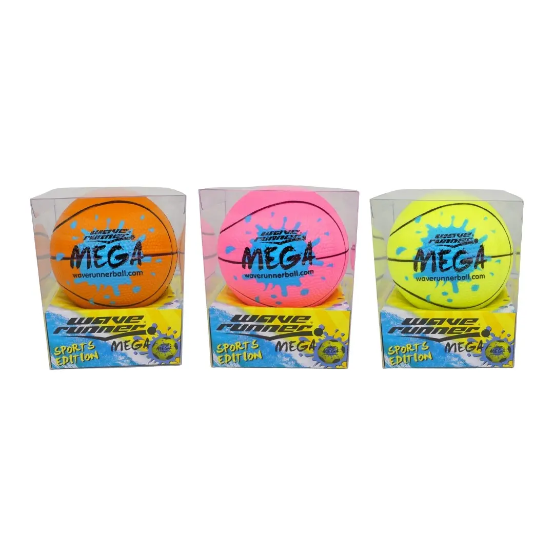 Wave Runner Mega Sport Ball 9cm Asst   Wr800b Spt 