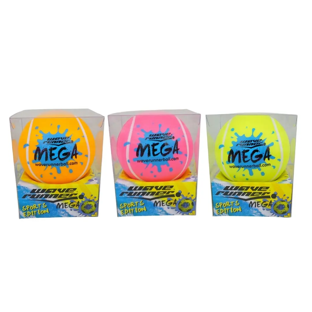 Wave Runner Mega Sport Ball 9cm Asst   Wr800b Spt 