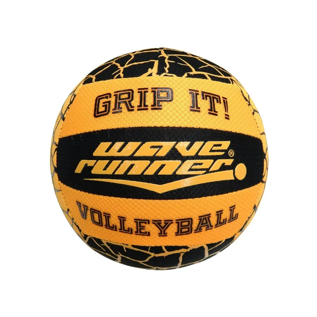 Wave Runner Grip It Volleyball 20cm with pump (deflated) Asst - WRV800-PUM