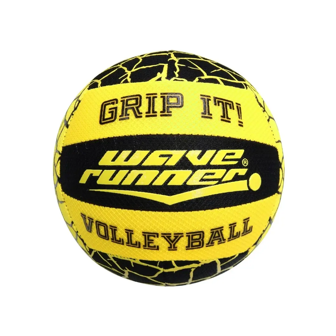 Wave Runner Grip It Volleyball 20cm with pump (deflated) Asst - WRV800-PUM