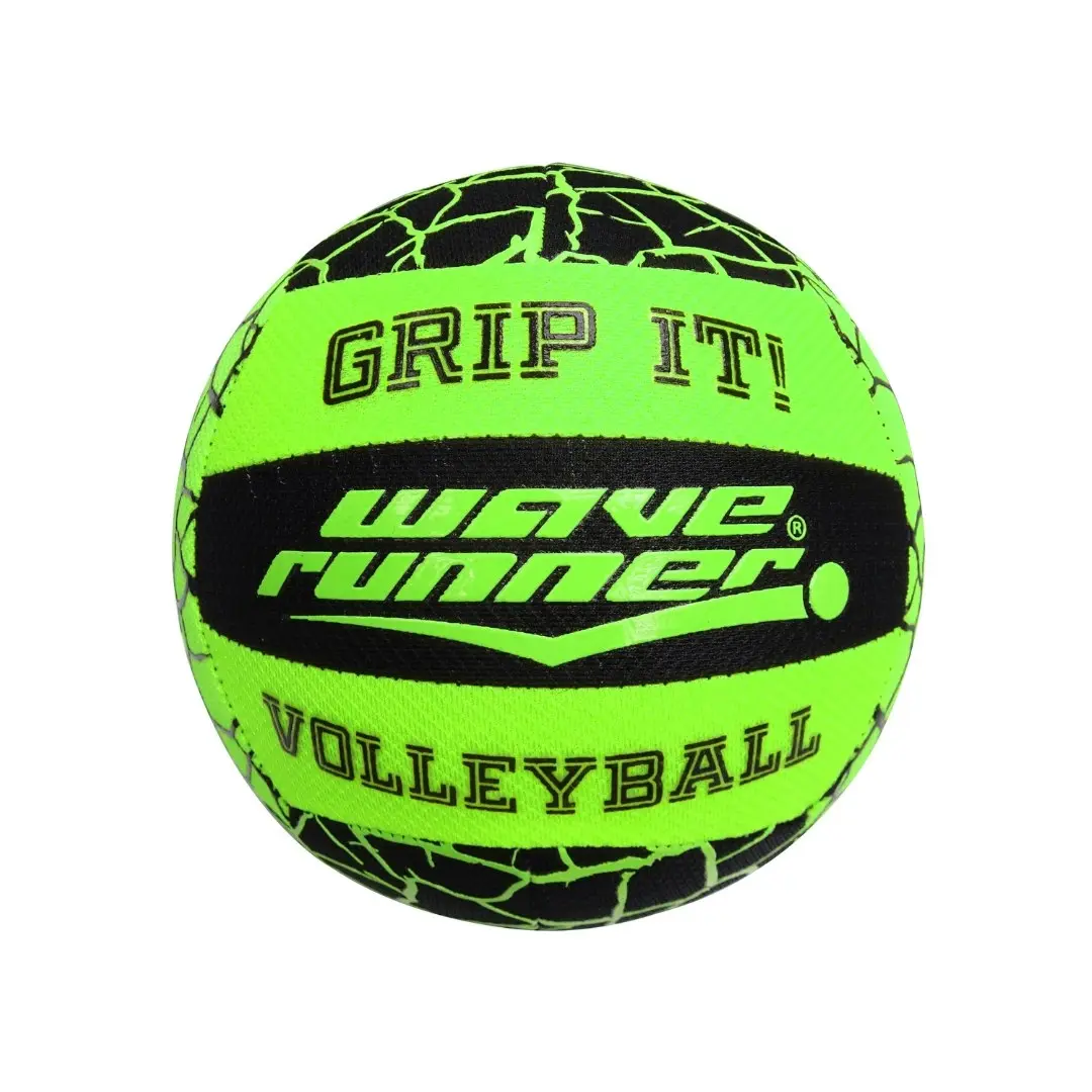 Wave Runner Grip It Volleyball 20cm with pump (deflated) Asst - WRV800-PUM