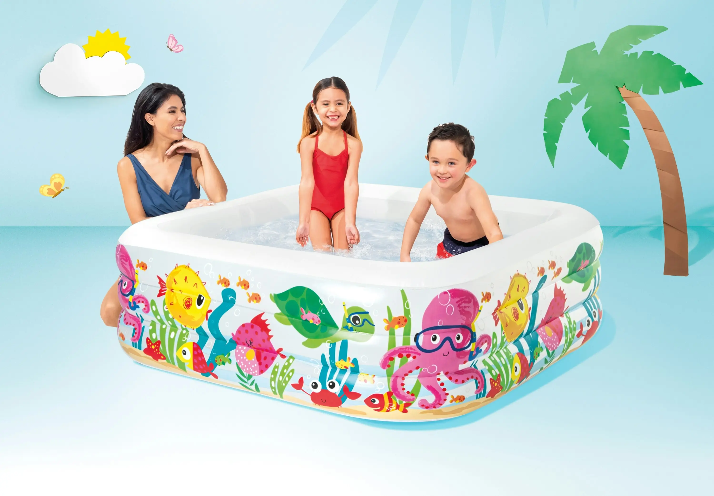 Intex Sea Aquarium Pool 159cm x 159cm x 50cm 57471