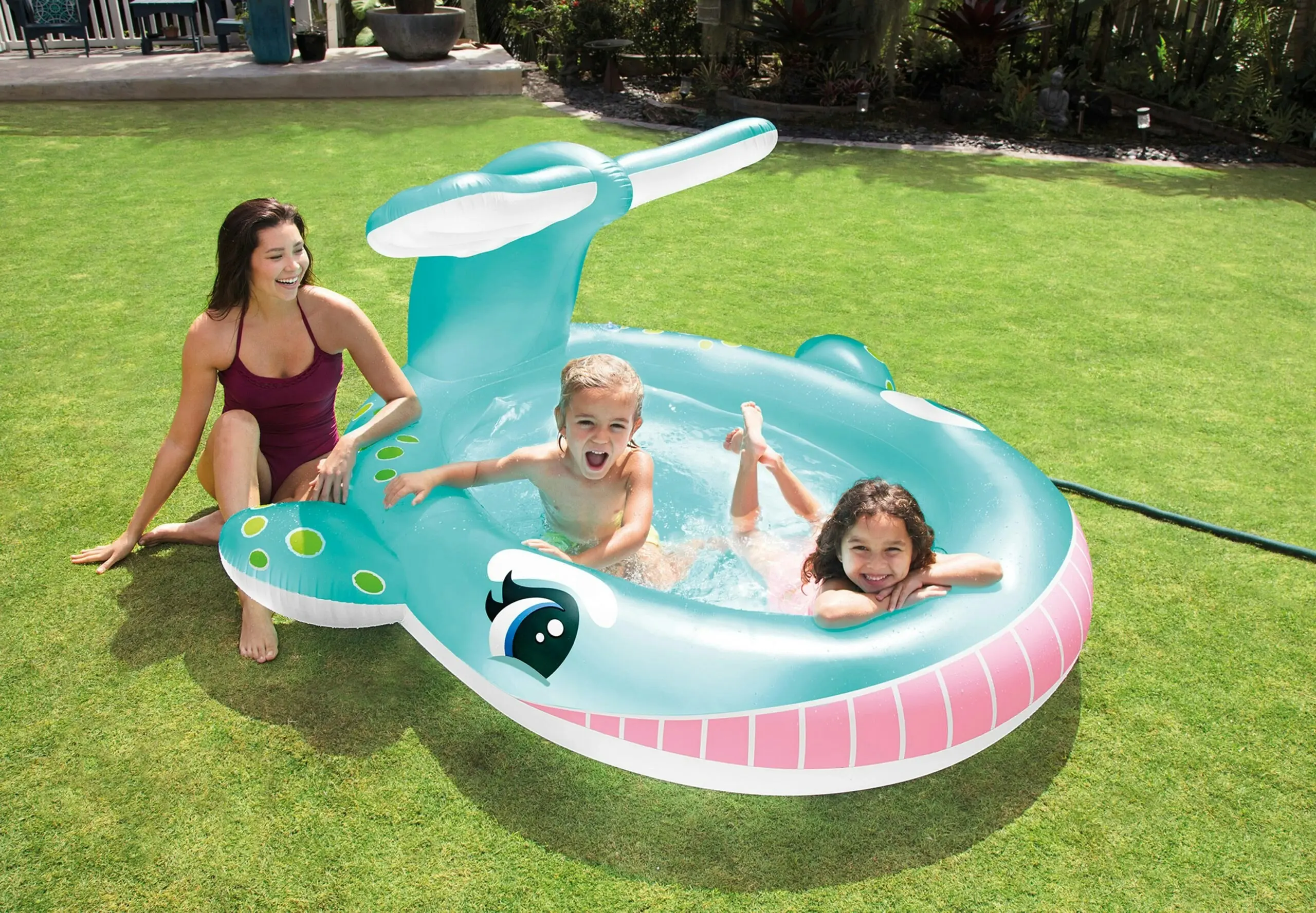 Intex Whale Spray Pool Kids Baby 57440